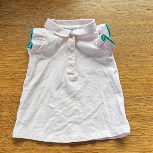 Jacadi Pink Polo with Green Accents